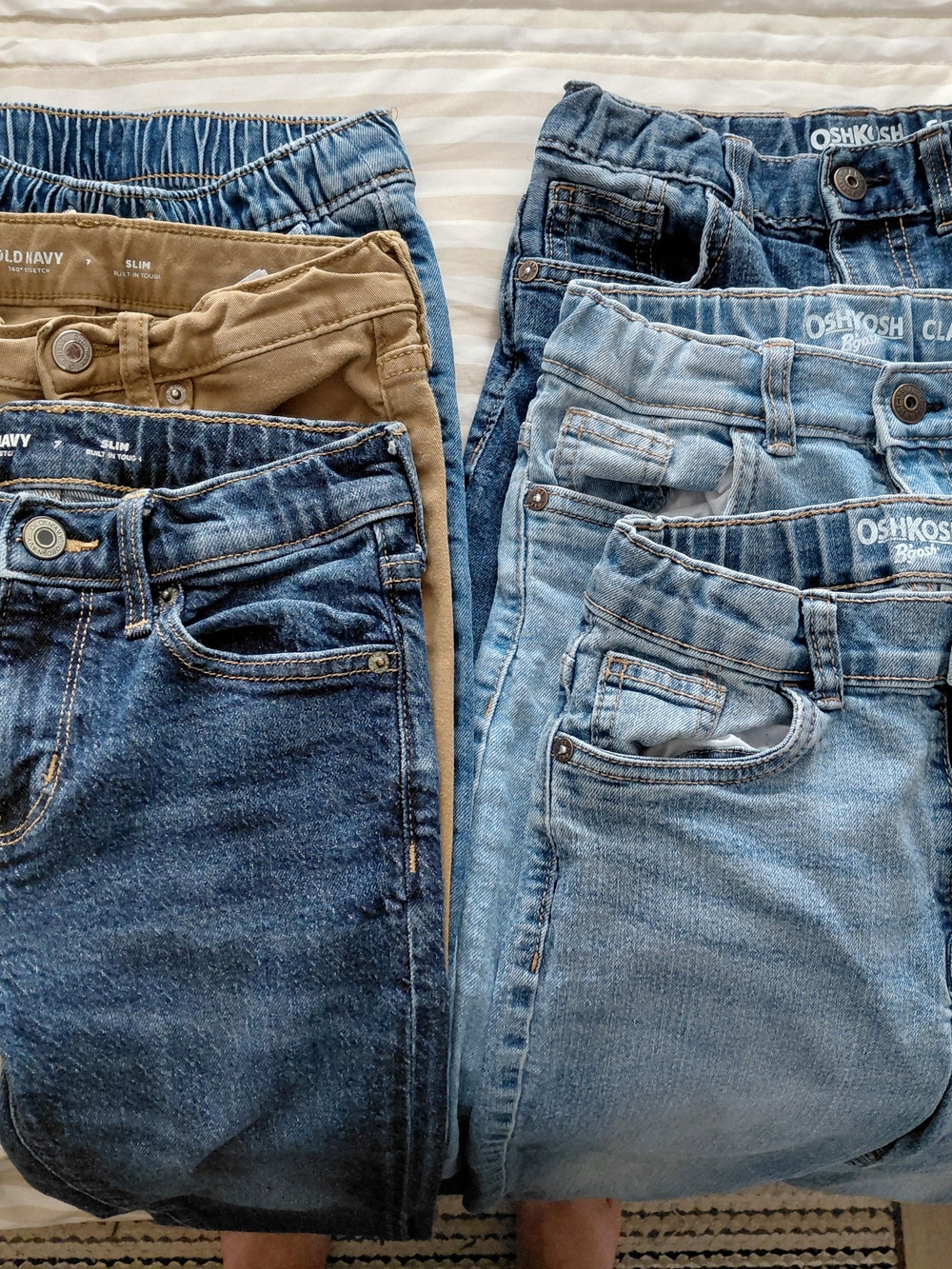 Boys Jeans Bundle Size 7 OshKosh & Old Navy